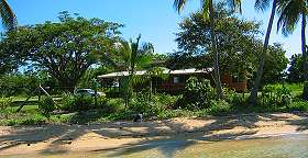saweni beach house from the water